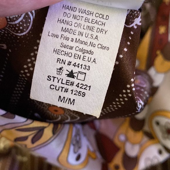 Boho style silk skirt, perfect with knee high boots - Picture 5 of 5